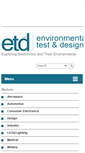 Mobile Screenshot of environmentaltestanddesign.com