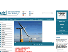 Tablet Screenshot of environmentaltestanddesign.com